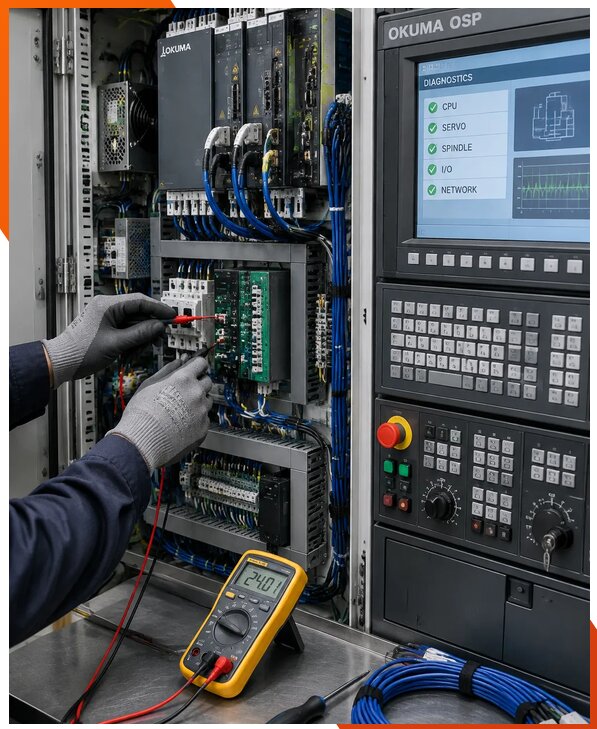 Ремонт систем ЧПУ Okuma OSP в Кинешме